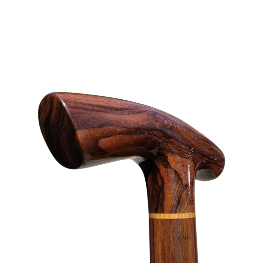Isthmus handle viewed from the end, showing the rounded tip of the T-top