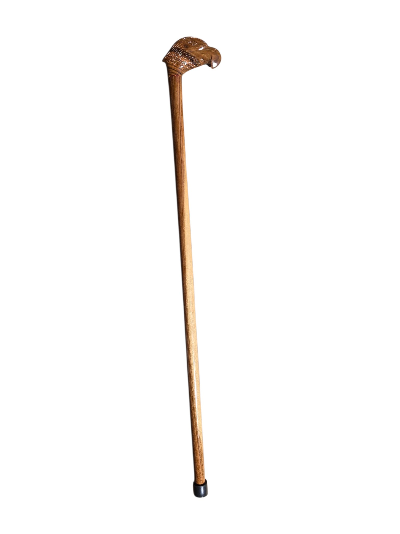 Rare Laurel Wood Eagle Cane — Fully Hand-Carved Artisan Walking Stick