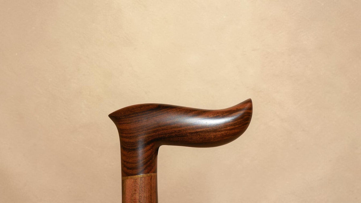 Handcrafted laurel wood walking canes, built to be kept.
