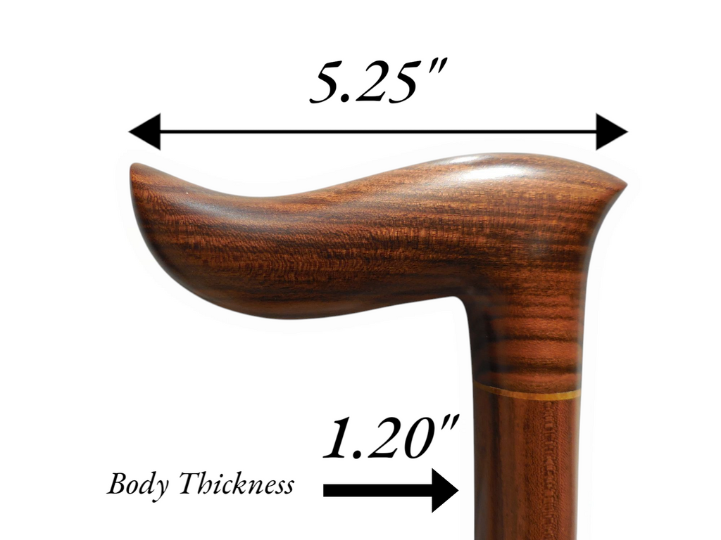 Handcrafted Laurel Wood Walking Cane