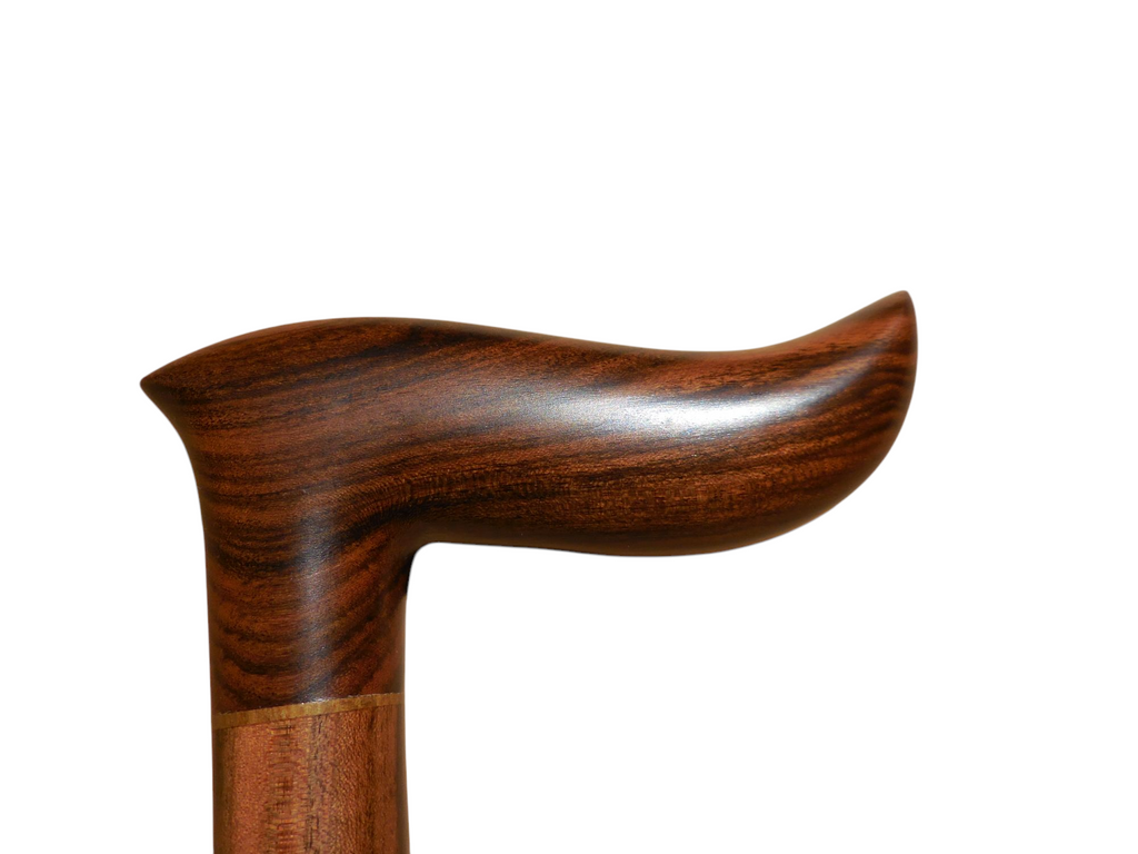 Sendero handcrafted laurel wood walking cane, view 1