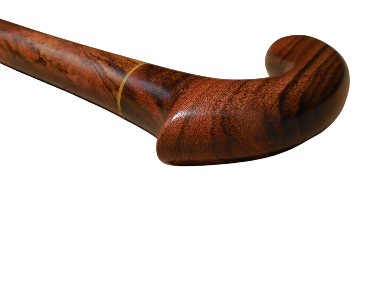 Xibalba derby handle with the laurel wood shaft running down to the right