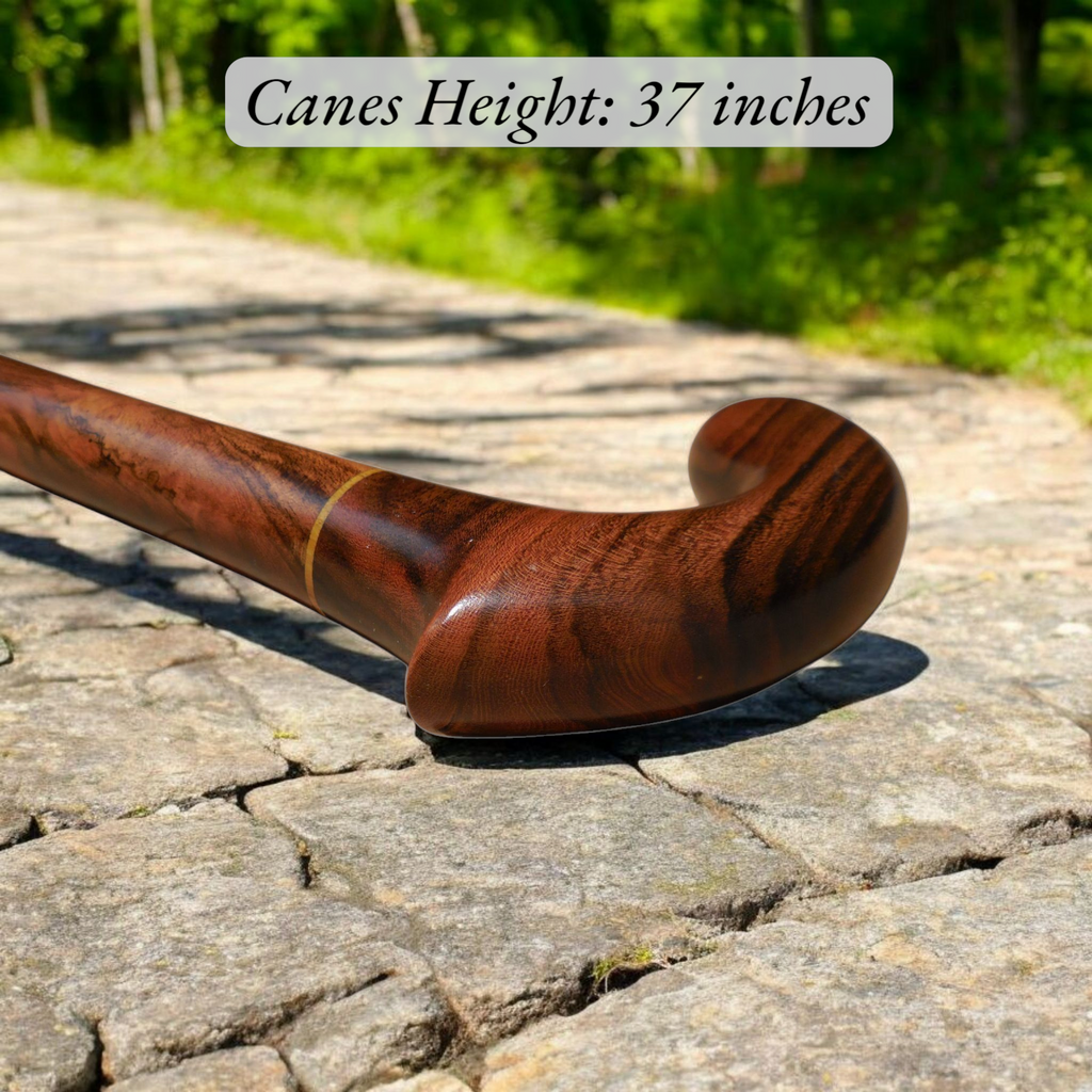 Handcrafted Laurel Wood Walking Cane