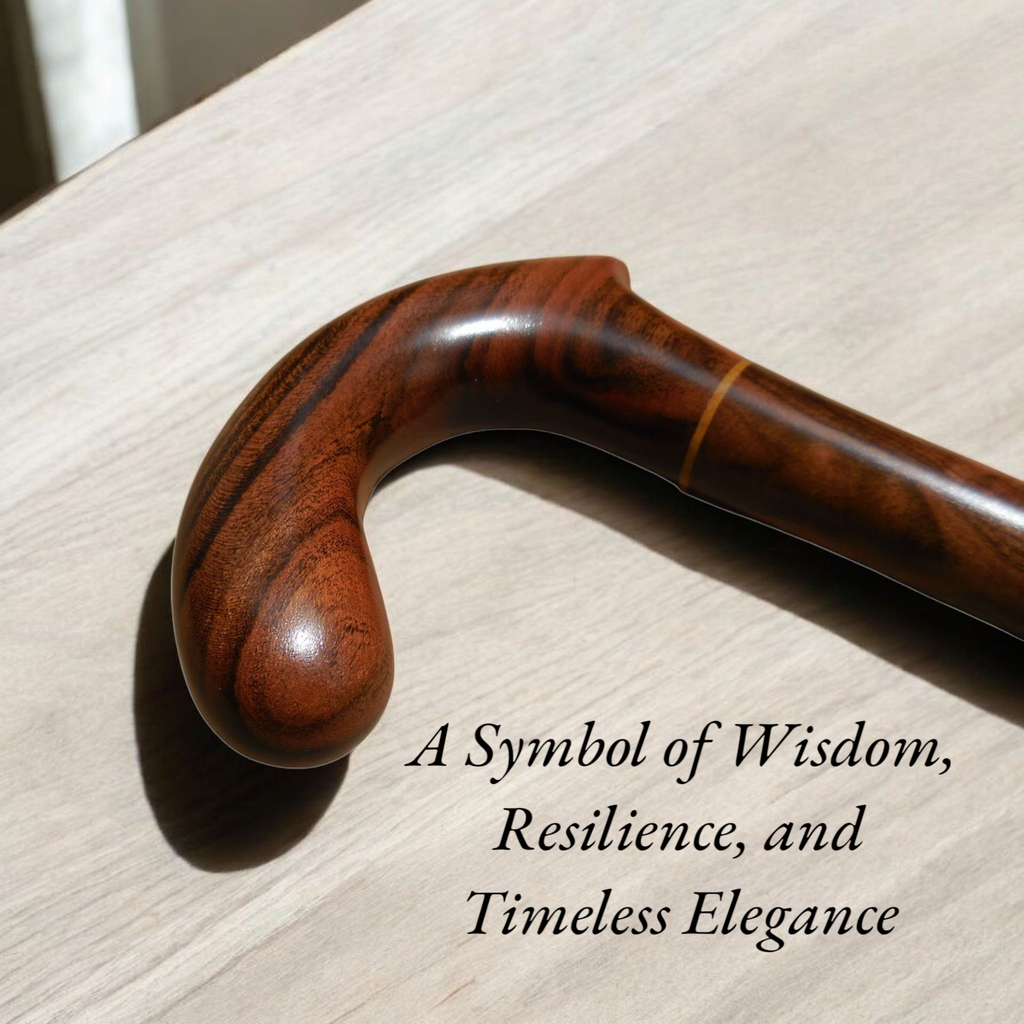 Handcrafted Laurel Wood Walking Cane