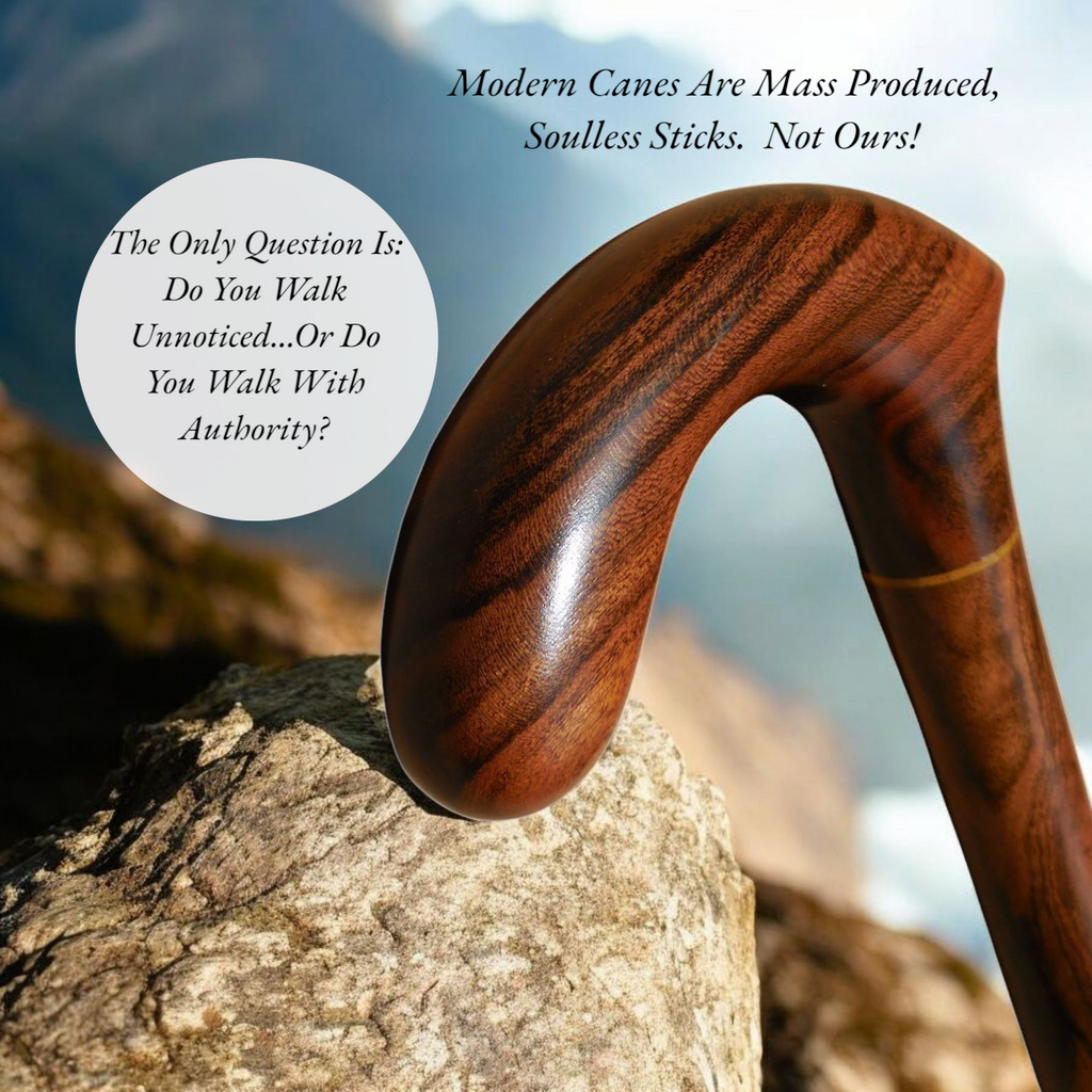 Handcrafted Laurel Wood Walking Cane