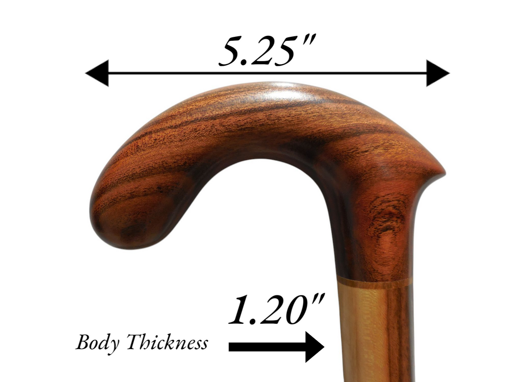 Handcrafted Laurel Wood Walking Cane