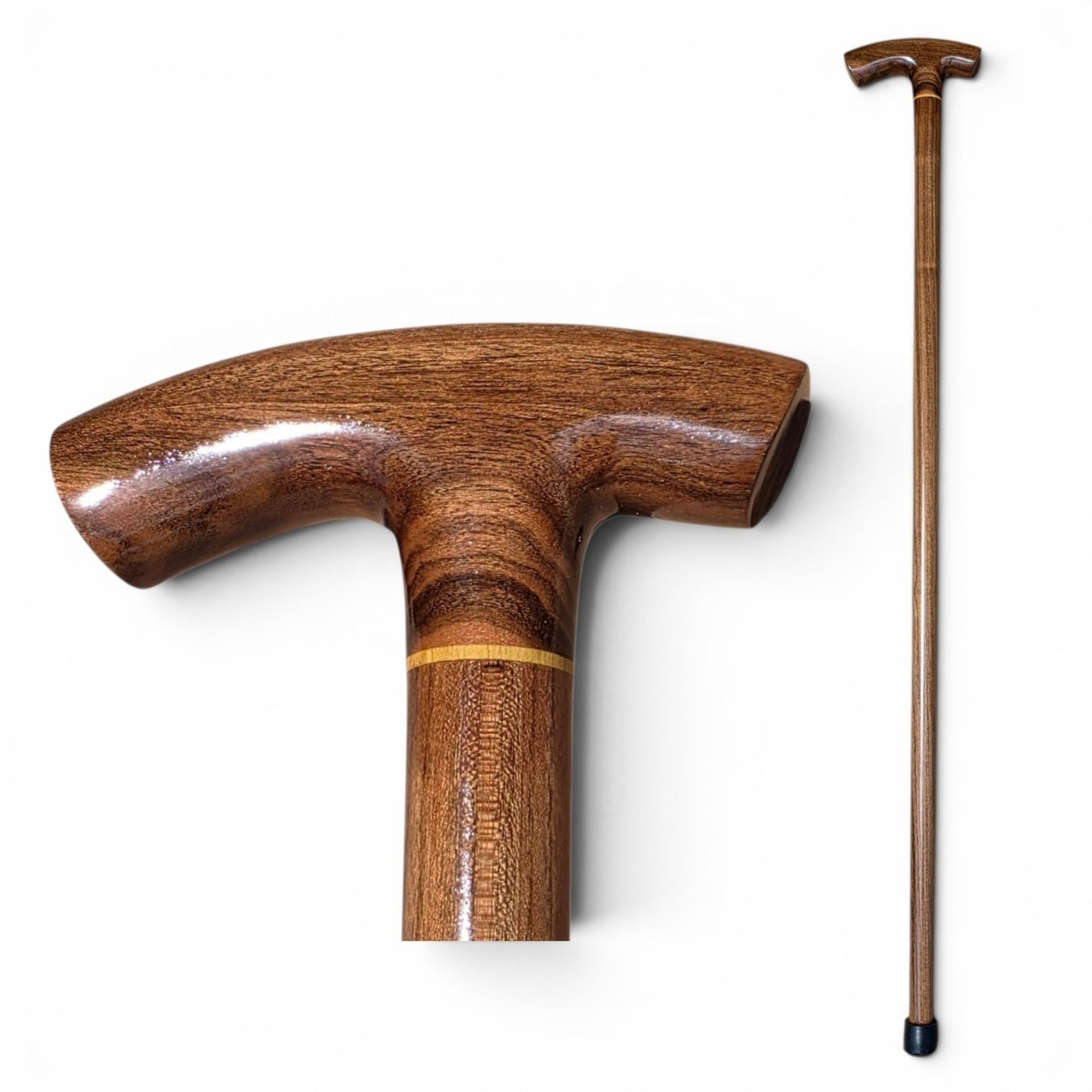 Handcrafted Laurel Wood Walking Cane