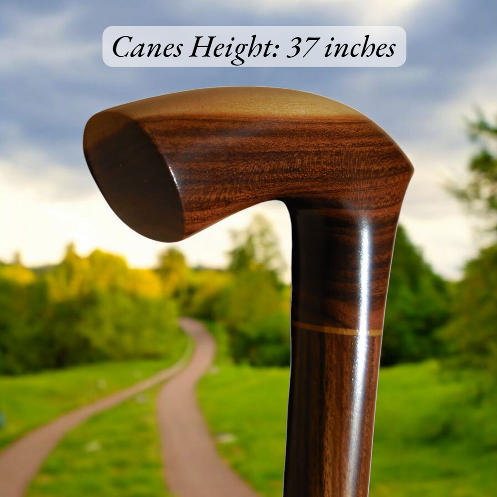 Handcrafted Laurel Wood Walking Cane