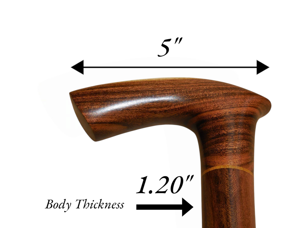 Handcrafted Laurel Wood Walking Cane