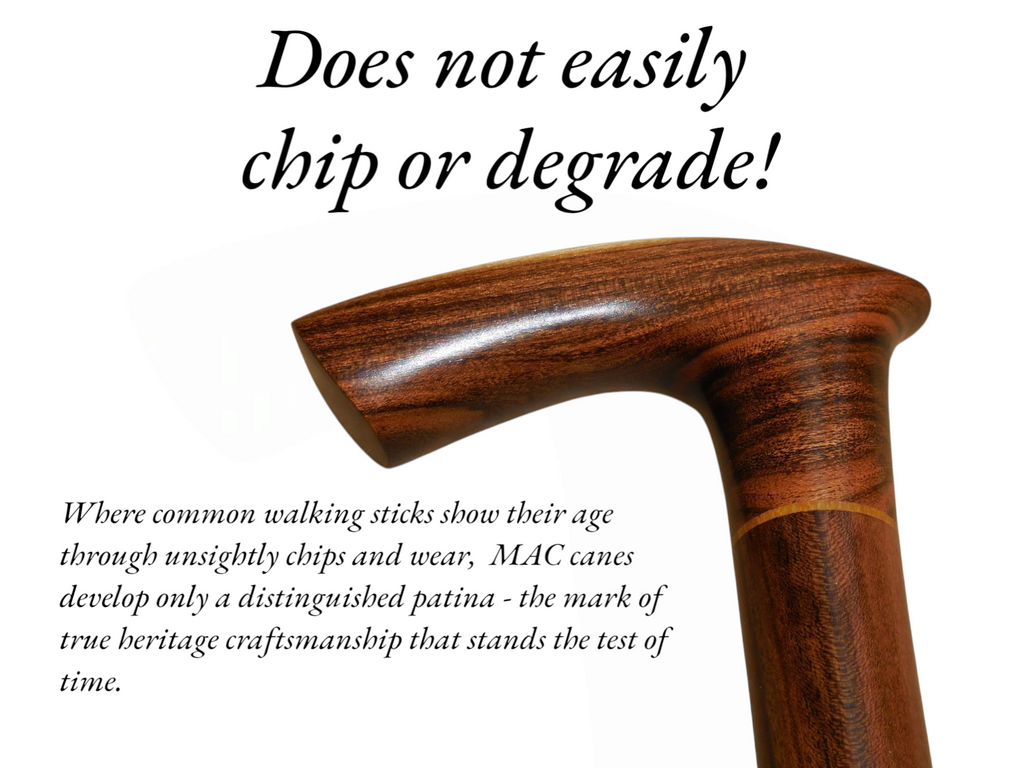 Handcrafted Laurel Wood Walking Cane
