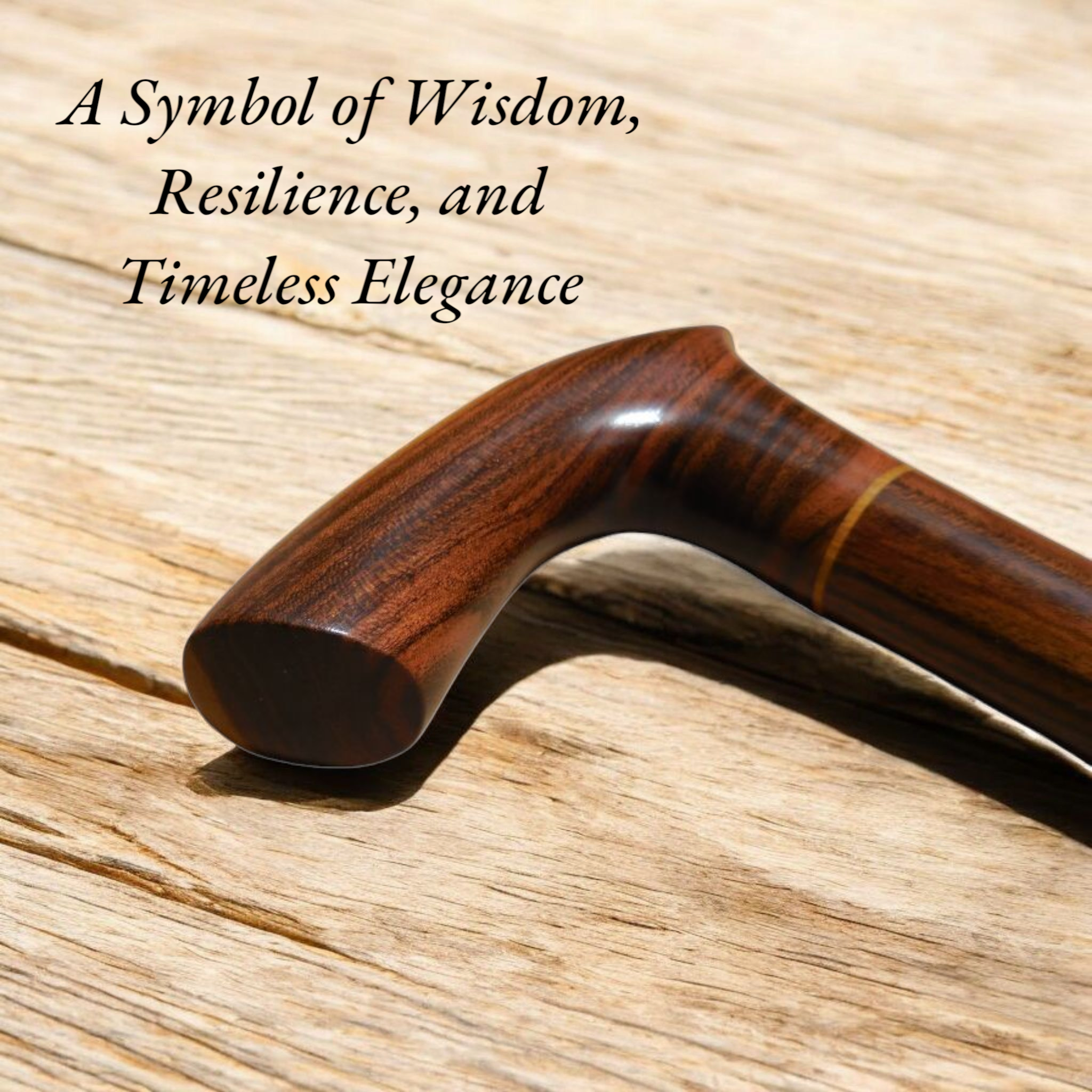 Handcrafted Laurel Wood Walking Cane