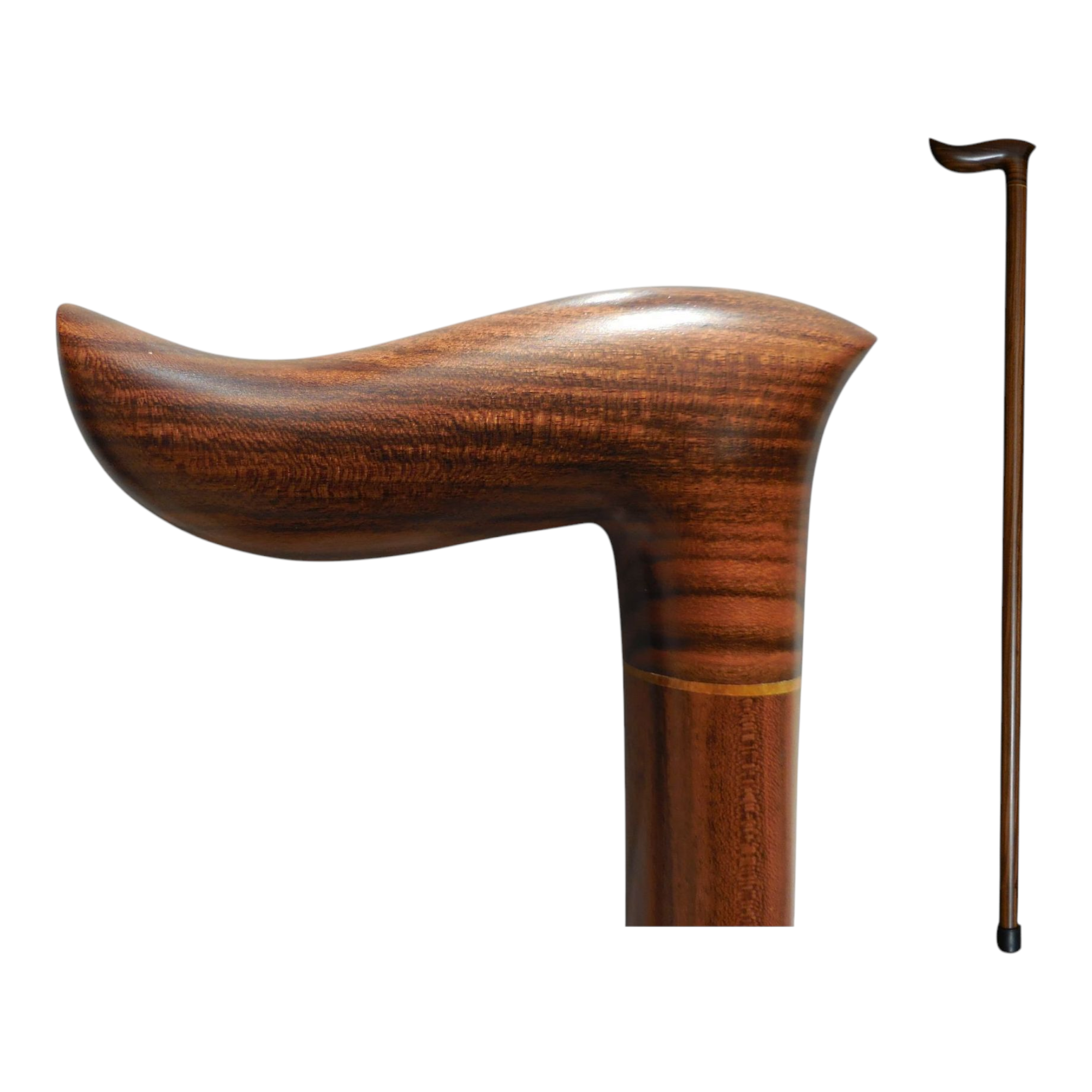 Handcrafted Laurel Wood Walking Cane
