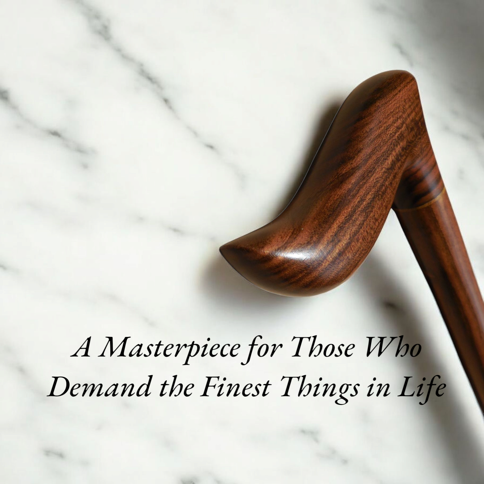 Handcrafted Laurel Wood Walking Cane