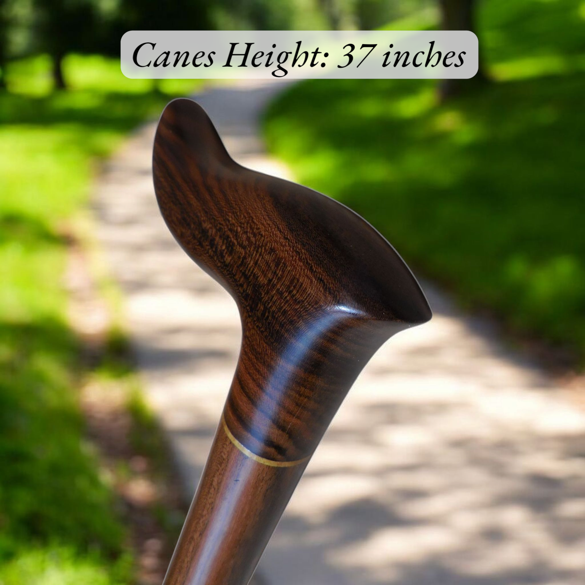Handcrafted Laurel Wood Walking Cane